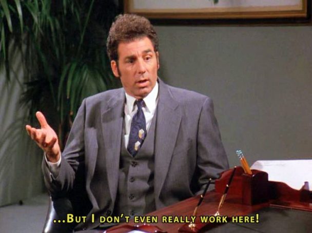 But I don't even really work here!