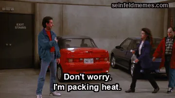 The Parking Garage — "Don't worry. I'm packing heat." (S03E06)