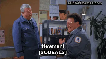 The Package — "Newman! [SQUEALS]" (S08E05)