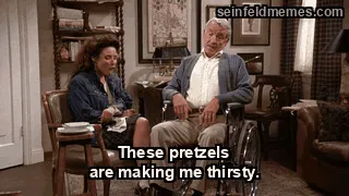 The Alternate Side — "These pretzels are making me thirsty." (S03E11)